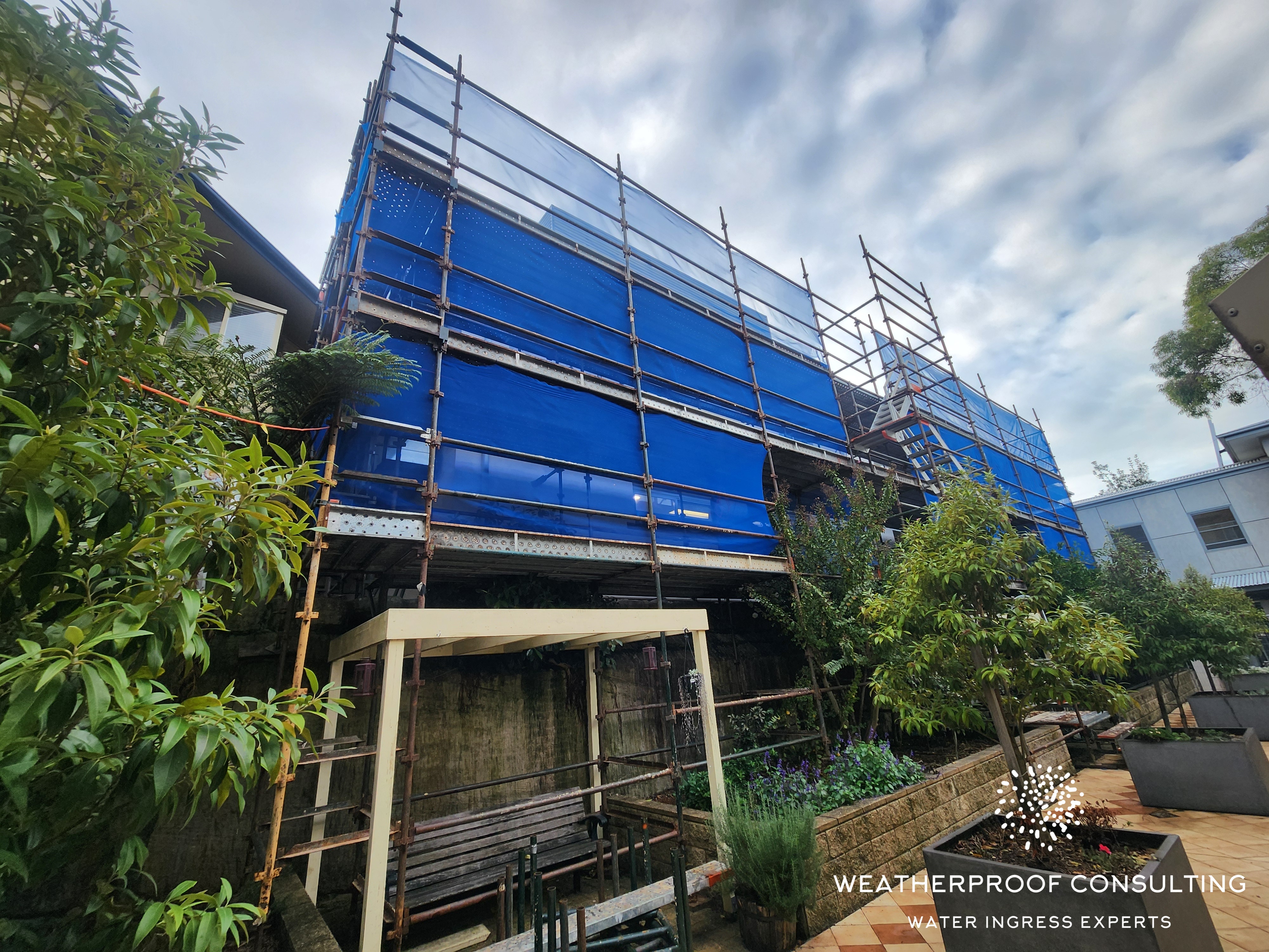 Huntingdon Gardens Bexley — facade remedial works by Weatherproof Consulting
